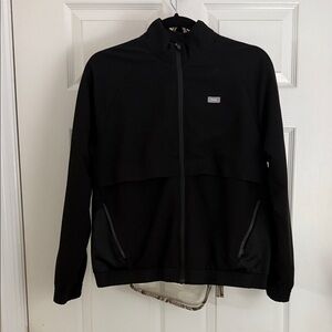Figs Black Bomber Jacket